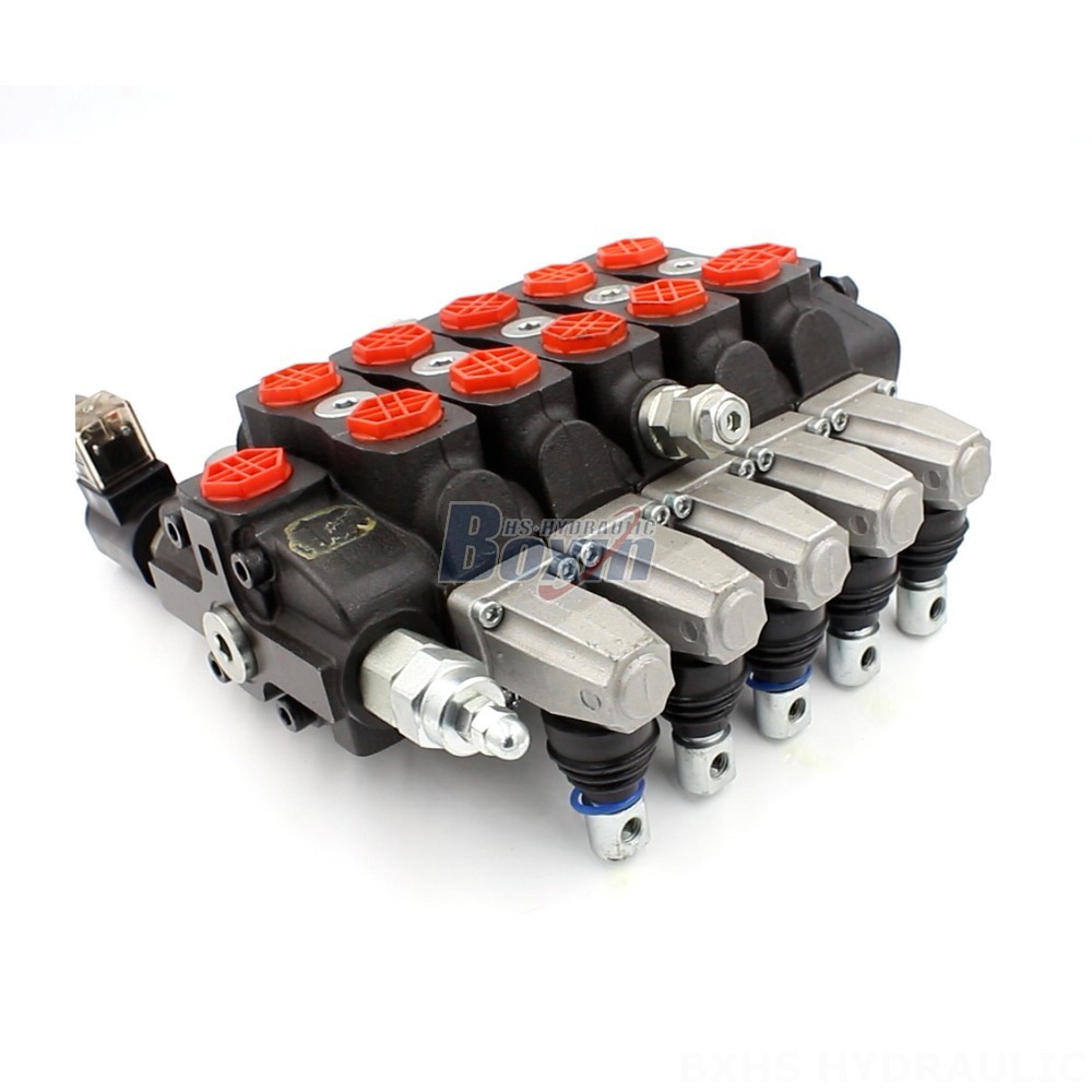 SD8-Electric Unloading Valve Manual 5 Spool Sectional Directional Valve Manufacturer & Supplier main image
